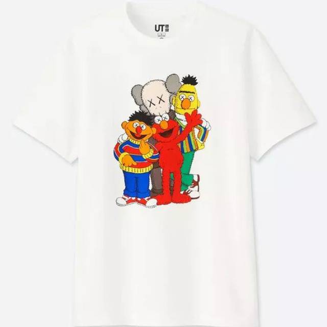 优衣库 x kaws x 《芝麻街》联名t恤,将在29日开始售卖!