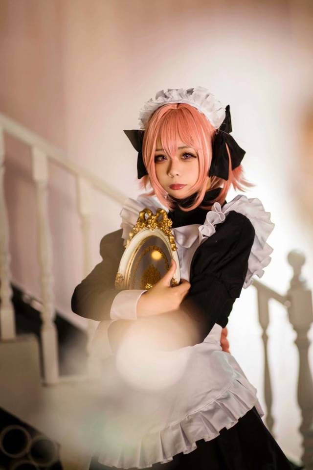 fgo 阿斯托尔福cosplay 长腿女仆诱人心