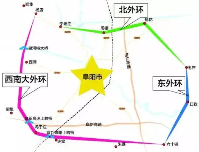 阜阳至霍邱至合肥高速公路 合肥至霍邱至阜阳高速建成后 将把合肥与