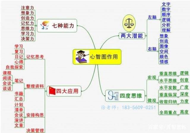 脑智汇思维导图记忆法,独创传统思维导图与学科知识的完美结合