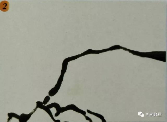 国画山水基础教程—山石的基本皴法