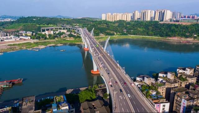 震撼航拍丨泸州又建一座世界级大桥,泸州境内长江大桥总数已达17座