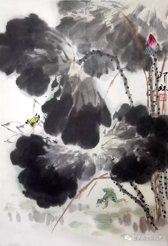 萧朗写意荷花赏析,美不胜收!