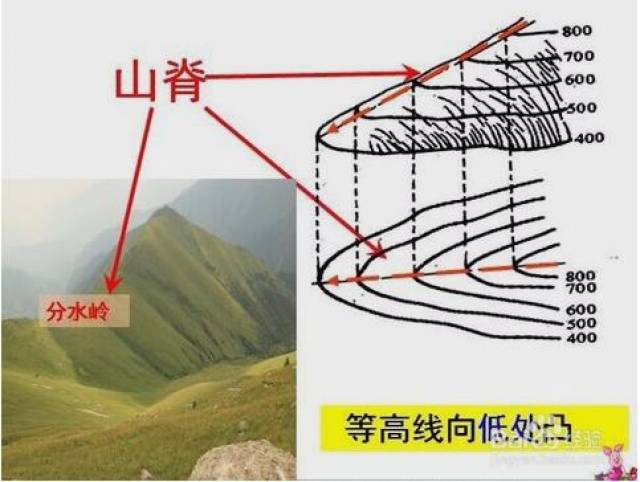 【学】等高线地形图的判读方法