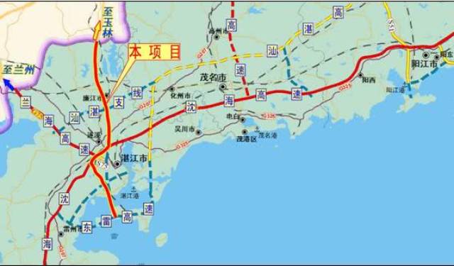 广西修建玉林——陆川——廉江交界处路段.图片