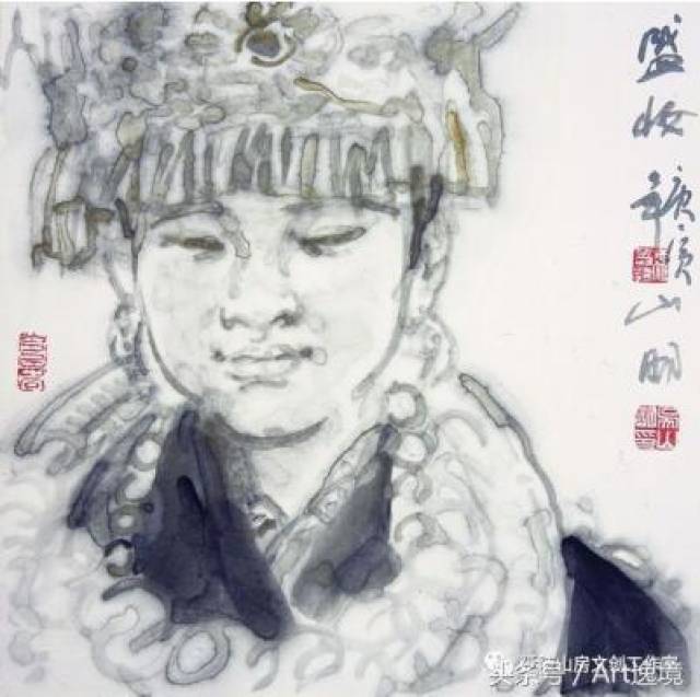 著名画家——吴山明的水墨人物画欣赏