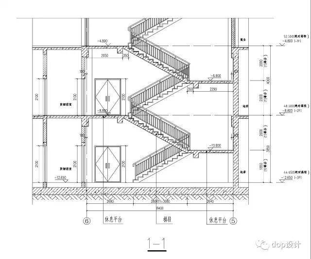 室内楼梯扶手高度自踏步前缘线量起不宜小于0.90m.