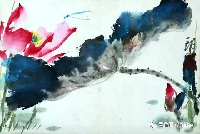 萧朗写意荷花赏析,美不胜收!