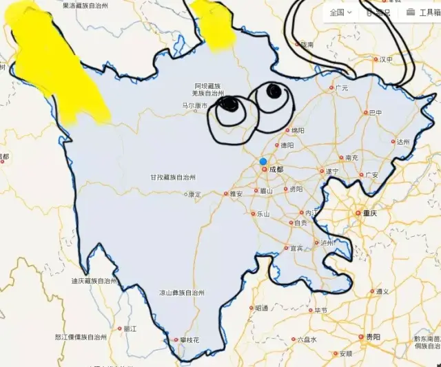 人文蘸水 | 地域白vs地域黑,四川到底是啥子川?