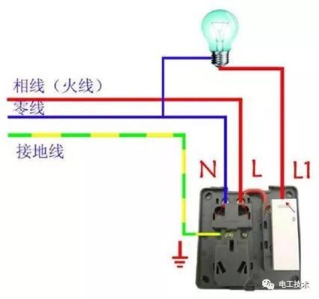 一开五孔插座的作用及接线方法图解