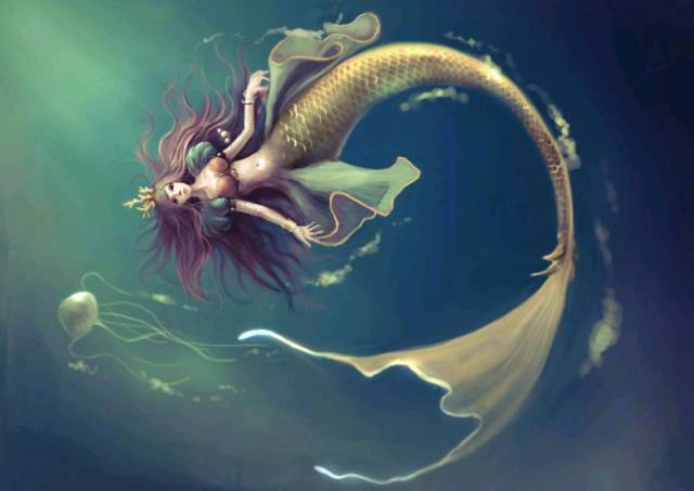 美人鱼传说在中国和日本神话里都有记载,不过待遇却截然不同