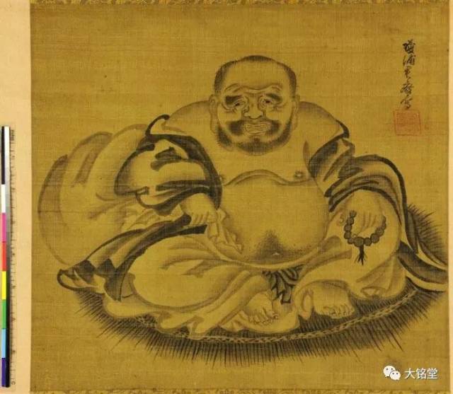 高田敬甫绘 布袋和尚图