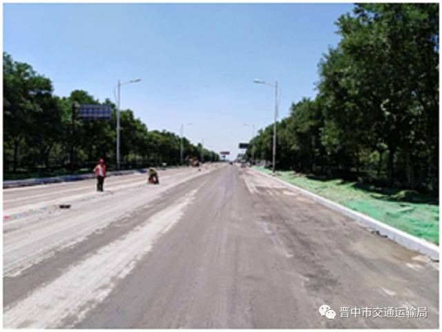 介休108国道等5条道路改造以及汽车综合客运站工程最新进展图片