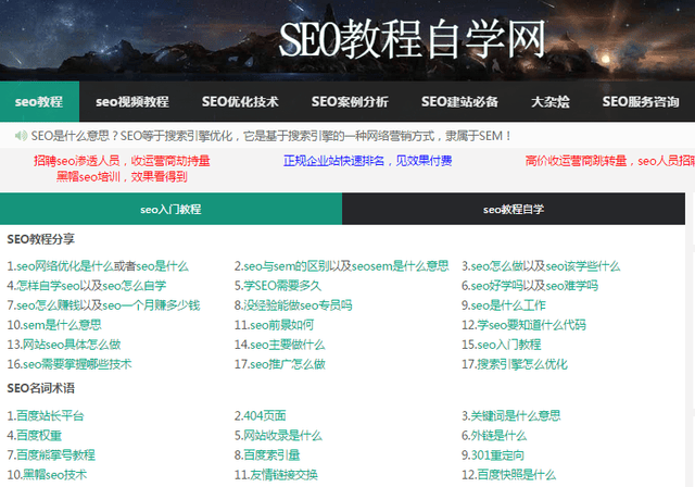 哪里有seo课程学 搜狐网