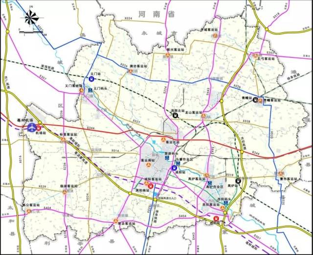 蚌埠市城市总体规划图