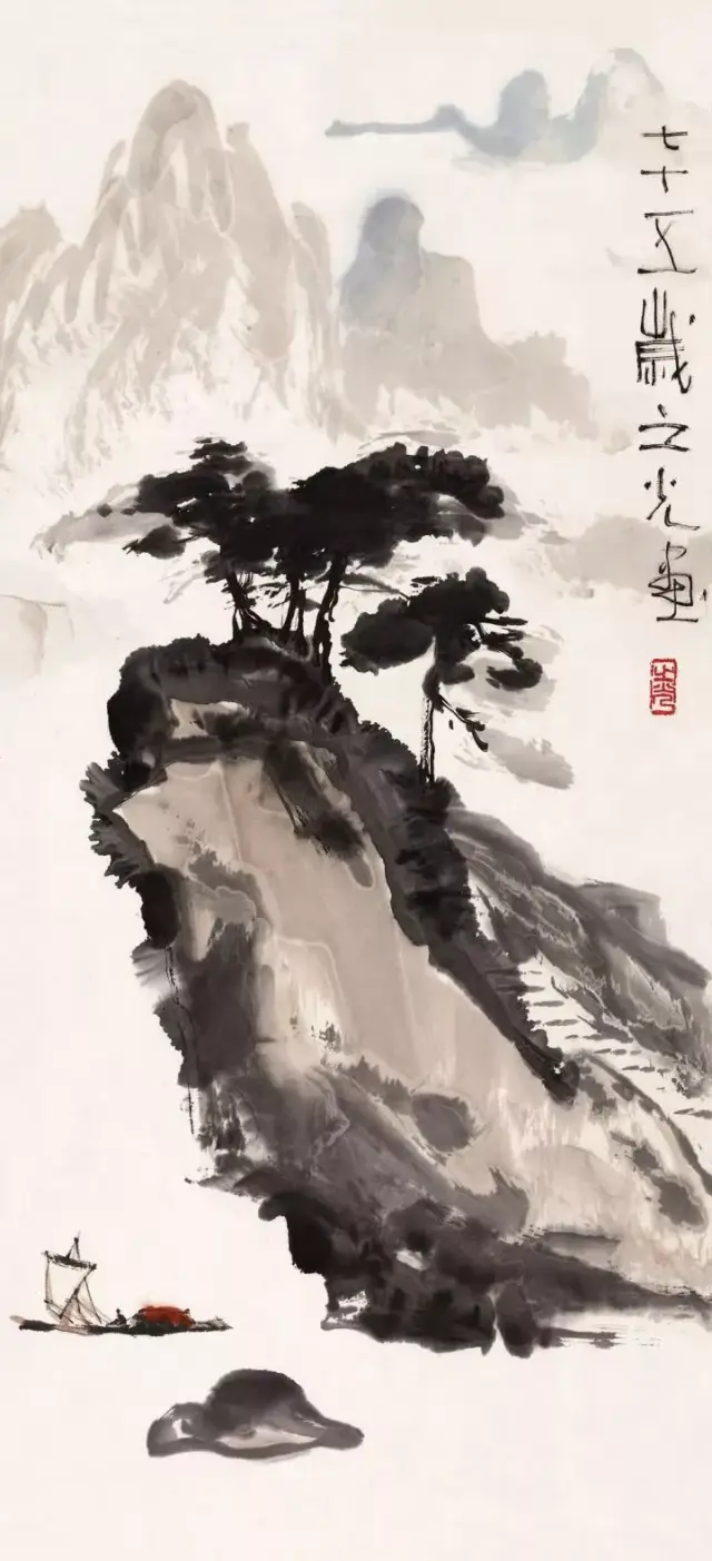 谢之光的后半生全身心创作国画,成为上海著名国画家之一.