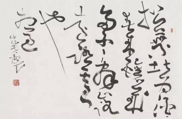 释文:松叶堪为酒,春来酿几多.不辞山路远,踏雪也相过.