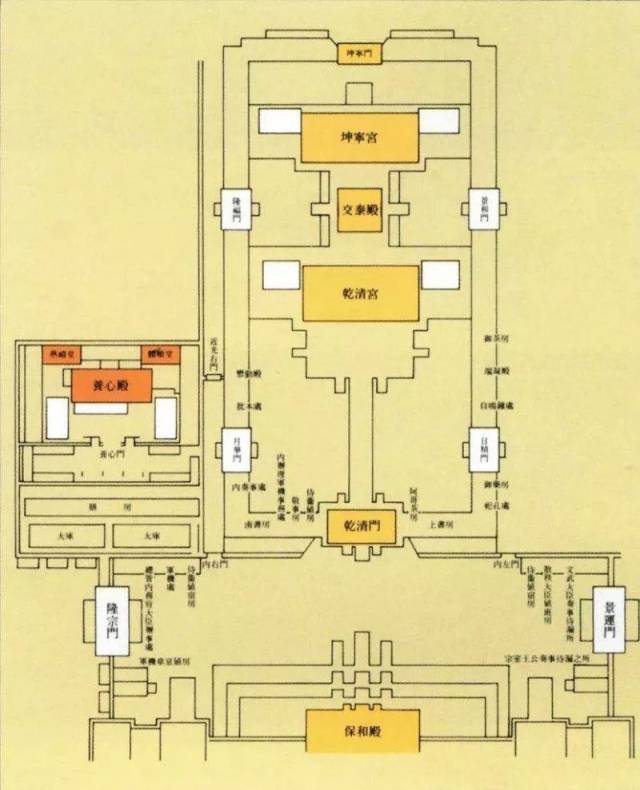 养心殿,坐落于紫禁城西六宫区域内,乾清宫西侧,始建于明代嘉靖年间.