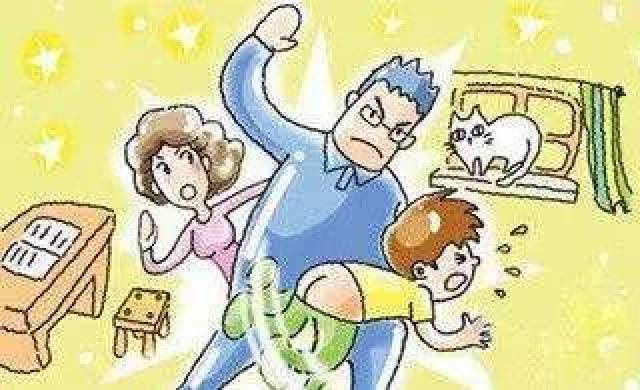 你不禁肝火旺盛,大吼大叫,让孩子亲眼见识了什么是"男女混合双打"!