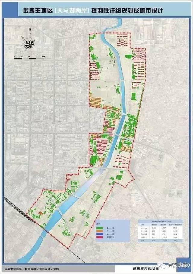 《武威市天马湖两岸控制性详细规划》规划成果批前公示