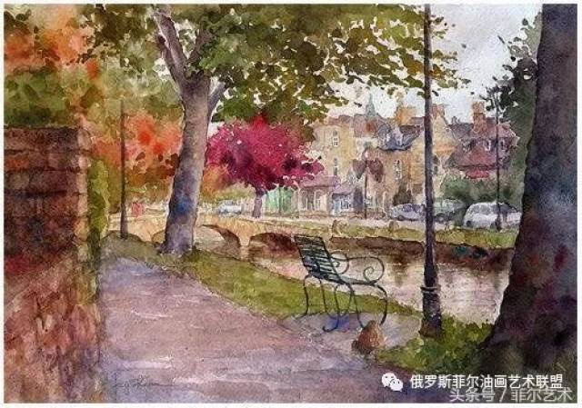【水彩水粉】田园般的水粉画作品欣赏