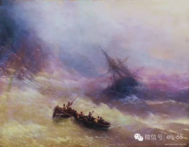 【艺术】俄罗斯海景画家艾瓦佐夫斯基油画作品