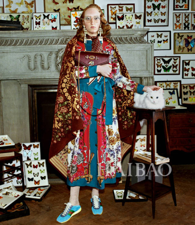古驰(gucci) 2018秋冬广告形象大片:复古藏品的古怪偏执狂!