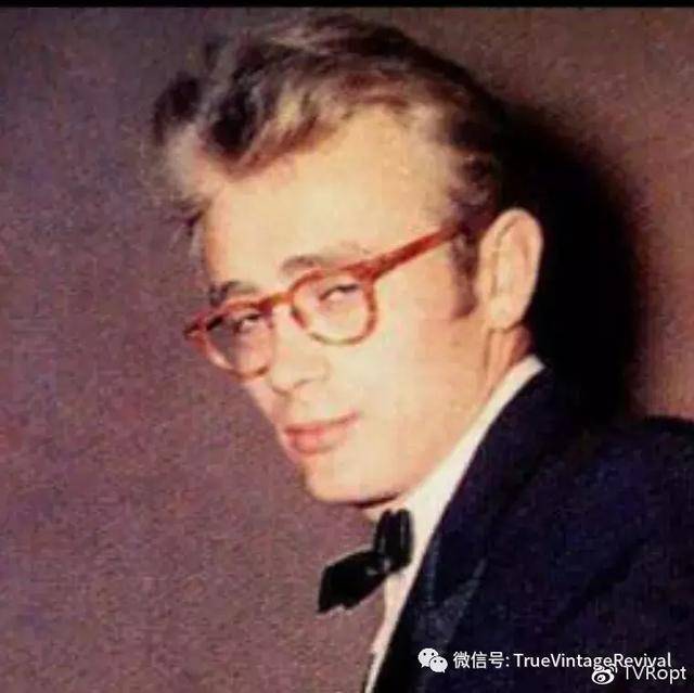 james dean 在电影「rebel without a cause 」佩戴的眼镜是1950年代