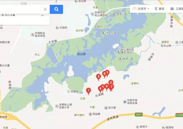 东莞松山湖地理位置