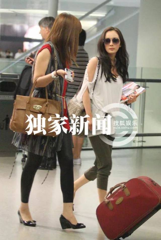 高圆圆、大幂幂带起的机场街拍变味了？现在流行.....