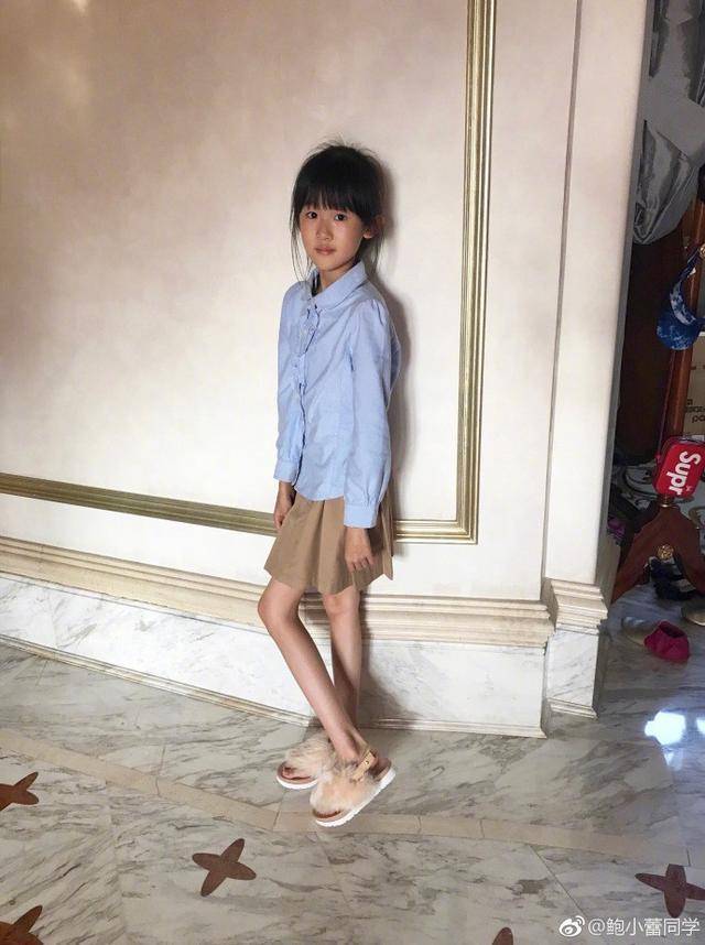 陆毅10岁女儿近照曝光 大长腿抢镜一丝赘肉都没有