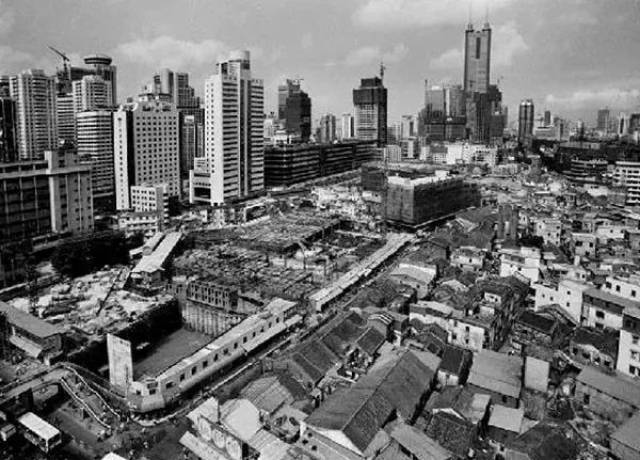 1993年,深圳,正在建设中的世界之窗.