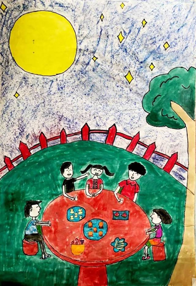 中秋月圆人团圆,吃着音乐,听奶奶月饼讲过去的爷爷,唱歌极了谁故事》开心教学设计《图片