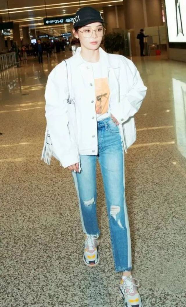 高圆圆、大幂幂带起的机场街拍变味了？现在流行.....