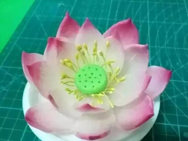五彩折纸荷花