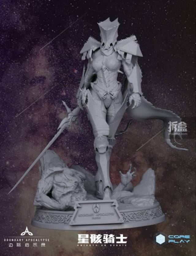 核玩coreplay新品预告边际启示录星骸骑士女主角克莱缇卡莱那14雕像
