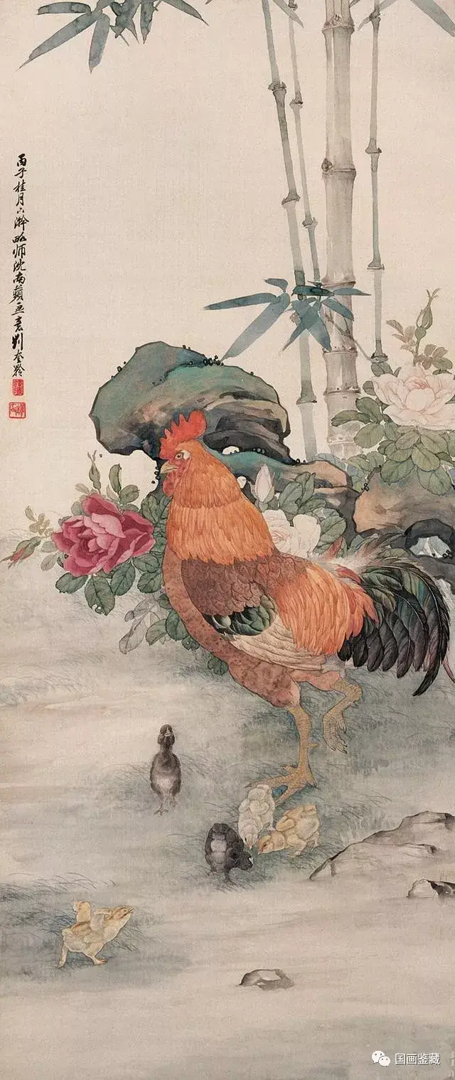 书画鉴赏丨工笔花鸟动物画大师刘奎龄