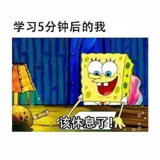 今日表情包精选学习中的你