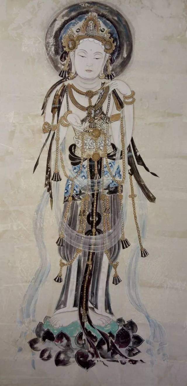 美人菩萨 唐代壁画