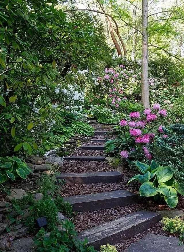 经典的花园台阶设计案例,让你的花园一步一生景