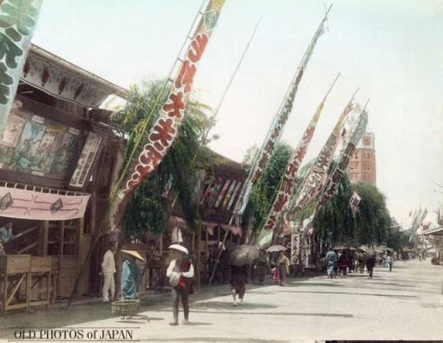 罕见彩色老照片:看看明治时代的日本有多繁荣