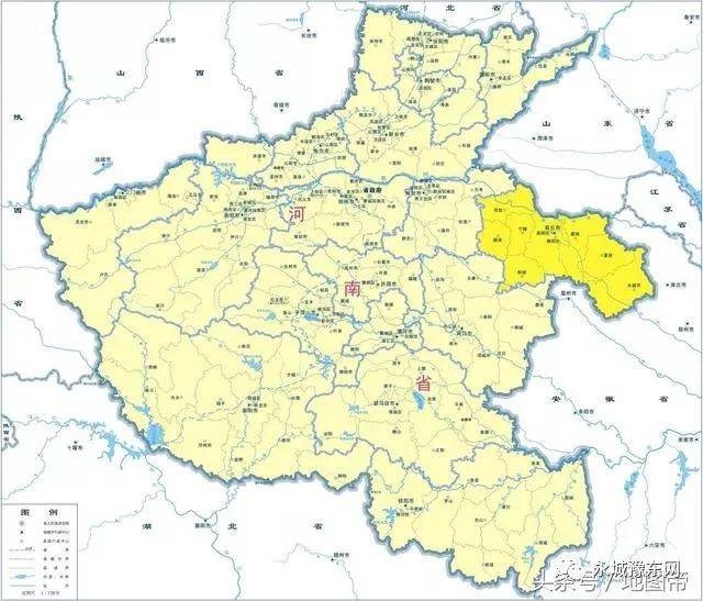 在地图上看,永城被安徽省三面包围,为何却属于河南?图片