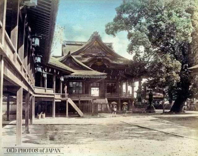 罕见彩色老照片:看看明治时代的日本有多繁荣