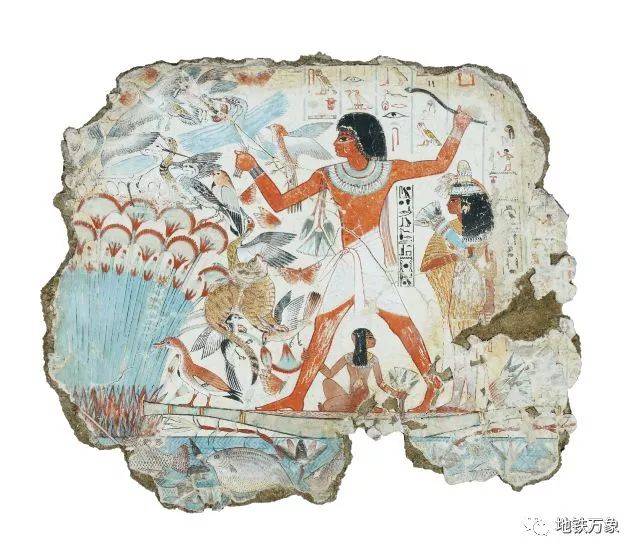 古埃及文明:内巴蒙花园壁画