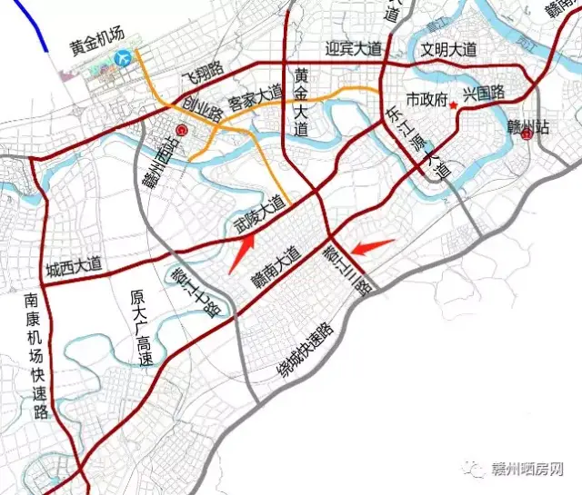 蓉江三路快速路和武陵大道快速路计划10月份开工.