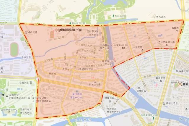 2018温州市区小学学区地图来了!快看你家小孩上哪所学校?