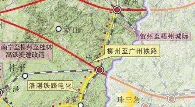 没错,这条高铁线它就是,是连接广西壮族自治区贺州市与梧州市之间的图片