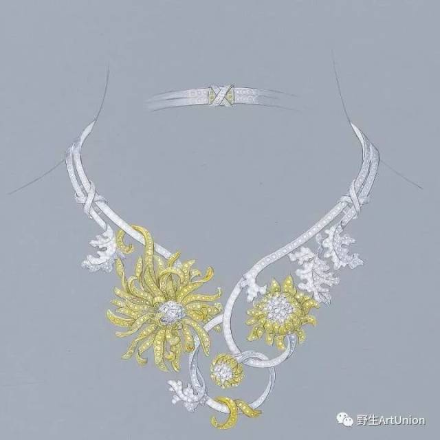1000张珠宝首饰设计步骤图/线稿/彩铅/水彩/素描手绘素材免费领取!