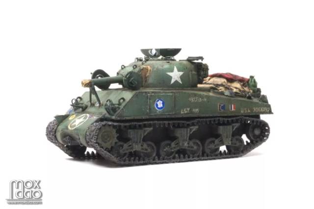 法兰西龙骑 m4a2 sherman 105mm(1/72 模型作品