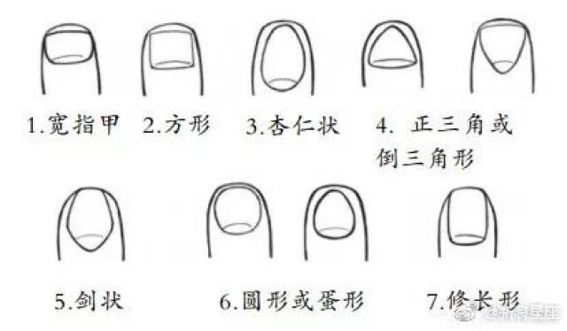 【指甲形状神断为人性格】